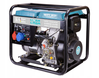 Elektrocentrála - Generátor prúdu KS 14km 6.5kW Diesel 230 / 400V AVR
