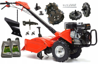 Kultivátor -  OBRÁBAČ PÔDY HORTMASZ + PLOW + CONSOLE + XGT 65 KOLESÁ