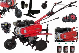 Kultivátor - Hortmasz HGS500 6,5 km kultivátor pôdy + kolesá + PLOW!