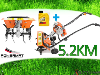Kultivátor - KULTIVÁTOR SPALOVAČA PÔDY 5,2 km 34 cm 4 NOŽE