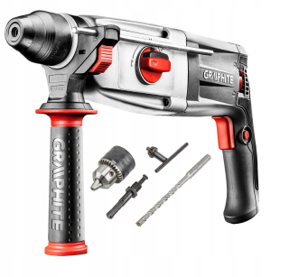 Príklepová vŕtačka Graphite SDS Plus 800 W