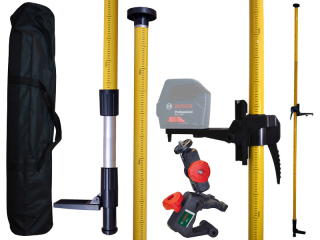 Krížový laser - GT-360 3,6m BOSCH LASEROVÝ pól + DRŽiak MM2