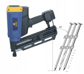 Sponkovačka, nastreľovačka - Štrukturálne Nailer No. 22/90 HANS