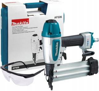 Sponkovačka, nastreľovačka - Klincovačka Pneumat Makita AF506 + Kufor + Okuliare