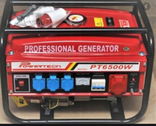 Elektrocentrála - Elektrický generátor POWERTECH PT 6500 W