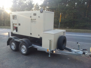 Prenájom generátora elektrickej energie 100 kW 200 kVA 300