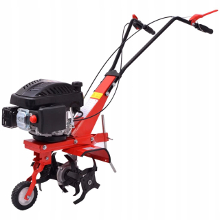 Benzínový frézovací stroj 5 HP 2,8 kW červený