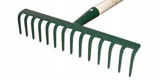 Hrable - Rake Beam Flat 12 zubov s rukoväťou KARTA