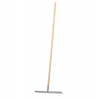 Záhradné hrable na lístie drevená násada 147cm