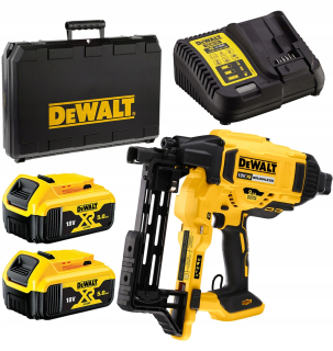 Kliešte zošívačka pre 9GA hoblíky, bezuhlíkové 18 V 2 × 5Ah DeWALT DCFS950P2 kufor