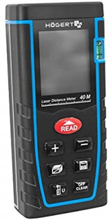 Nivelak - Diaľkomer HOGERT ELECTRONIC LASER METER 40M