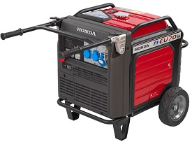 Elektrocentrála - HONDA E-elektrický generátor Eu70is + Automation + Oil