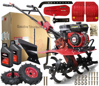 Kultivátor - HORTMASZ HGS 900 7KM OBRÁBAČ PÔDY + NOŽE + KOLESÁ + PLOW