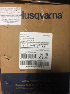 Krovinorez - Oranžová batéria Husqvarna 115iL