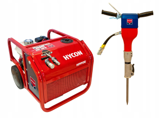 Benzínový hydraulický agregát - HYCON hydraulická demolačná súprava