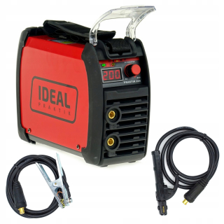 Zvárací invertor - Menič zvárač MMA 200A PRAKTIK205D SET