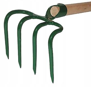 Lopata - Kartový háčik pre 4-zuby s 110 cm kmeňom