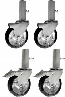 Lešenie - KOLESÁ 4 ks 160mm varšavské lešenie KOLESO