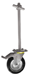 Lešenie - KOLESÁ NA LEŠENIE Ø 200 S BRZDOU 250 kg T26 738 mm