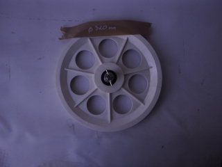 Miešačka - 320MM PLASTOVÝ TEFLÓNOVÝ KOTÚČ