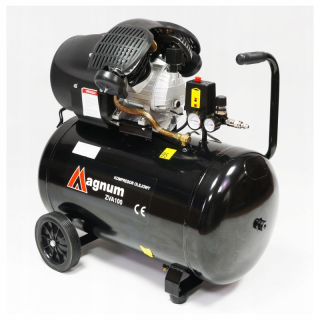 Kompresor - PIESTOVÝ KOMPRESOR 100L MAGNUM KAPACITA 369 L / min
