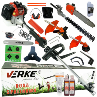 Krovinorez - Nožnice na strihanie kosačky PÍLUJÚ VERKUM 4 V1 + MASTNÝ STIHL