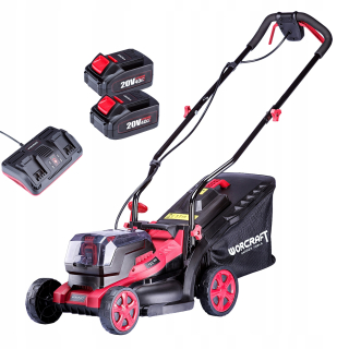 Kosačka elektrická - ŽACIA BATÉRIA 34CM 20V 2x4Ah PRÁCE