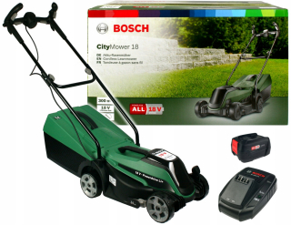 Kosačka elektrická - CITYMOWER 18V BOSCH AKUMULÁTORA 1x4,0Ah