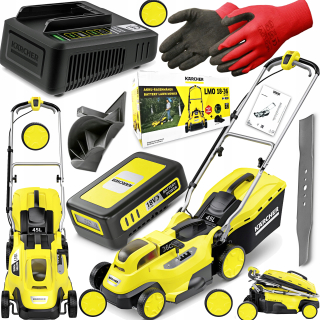 Kosačka elektrická - KOMPLETNÁ SEKAČKA NA BATÉRIE KARCHER LMO 18-36