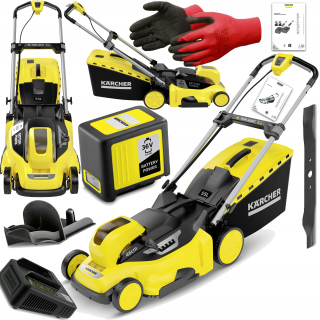 Kosačka elektrická - KOMPLETNÁ SEKAČKA NA BATÉRIE KARCHER LMO 36-46