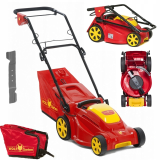 Kosačka elektrická - ELEKTRICKÁ Kosačka 3v1 Wolf-Garten A 370 E + KOŠÍK