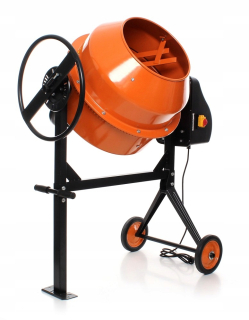 Miešačka - BETÓNOVÝ MIEŠAČ KRAFT DELE 230 V 1350 W 230 L! 2 kolieska