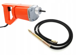Ponorný vibrátor - KRAFTOVÝ VIBRÁTOR na BETÓN 1400 W 18000 / min + 2m BULE