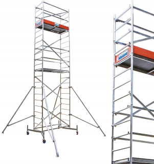 Lešenie - Lešenie KRAUSE ClimTec 7m + kotúče 150mm 710550