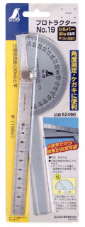 Dvojitý protraktor Inox Japonský Shinwa 62490