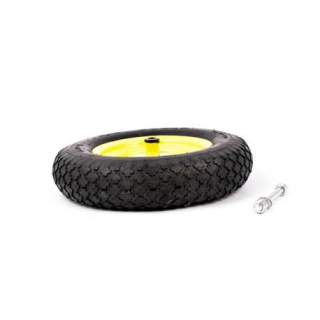 Bezdušove kolesá- Kruh pre koliesko 4PR 380mm valčekové ložisko + náprava