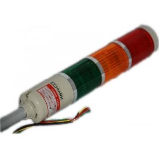 Signalizačný stĺp + SYRENA 230V LTA205-3J