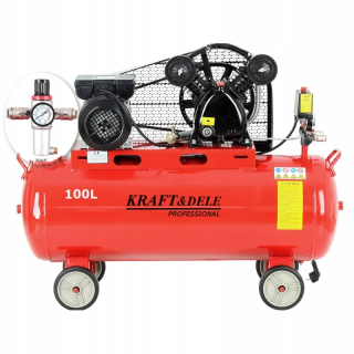 Kompresor - Olejový kompresor 100L 230V KD1472 + oddeľovač!