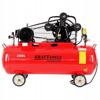 Kompresor - Olejový kompresor 200L 3 piesty KD1474 + oddeľovač