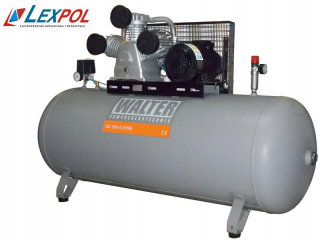 Kompresor - Liatinový piestový kompresor WALTER, nádrž 270l GK880