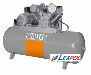 Kompresor - Liatinový piestový kompresor WALTER, nádrž 500l GK1400