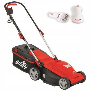 Kosačka elektrická - Elektrická kosačka Grizzly ERM1434ST 1400 W + MAKITA