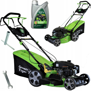 Kosačka benzínová - Benzínová kosačka na trávu 46 cm, pohon 4 v 1 LONCIN 2,4 kW