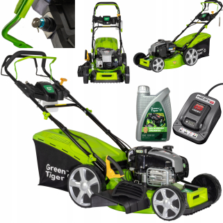 Kosačka benzínová - Elektrická kosačka na trávu 53CM ELEKTRICKÝ ŠTARTÉR BRIGGS