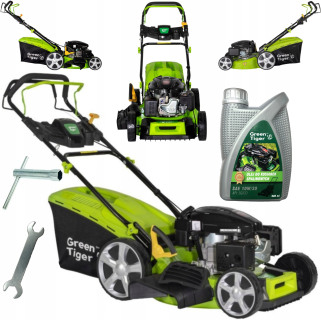 Kosačka benzínová - 6,5 km benzínová kosačka na trávu LONCIN, pohon 51 cm 4 v 1 196