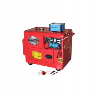 Elektrocentrála - KRAFT DELE KD121 Power generátor 6,5 kW Diesel