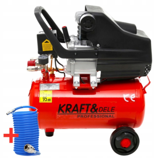 Olejový kompresor Kraft&Dele KD400 24 l 8 bar