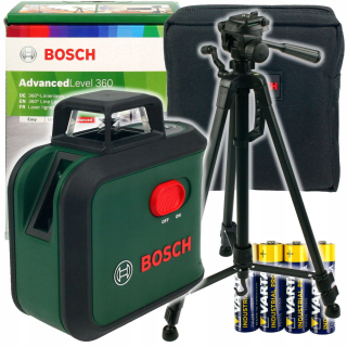 Krížový laser - Cross Laser Advancedlevel 360 Bosch + Statív