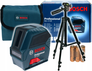 Krížový laser - Cross Laser GLL 2-10 BOSCH + TRIPOOD 105 cm