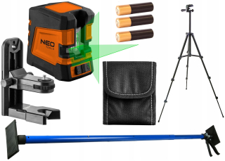 Krížový laser - Neo 20M Cross Laser Green + Pole Station Stastation + CASE